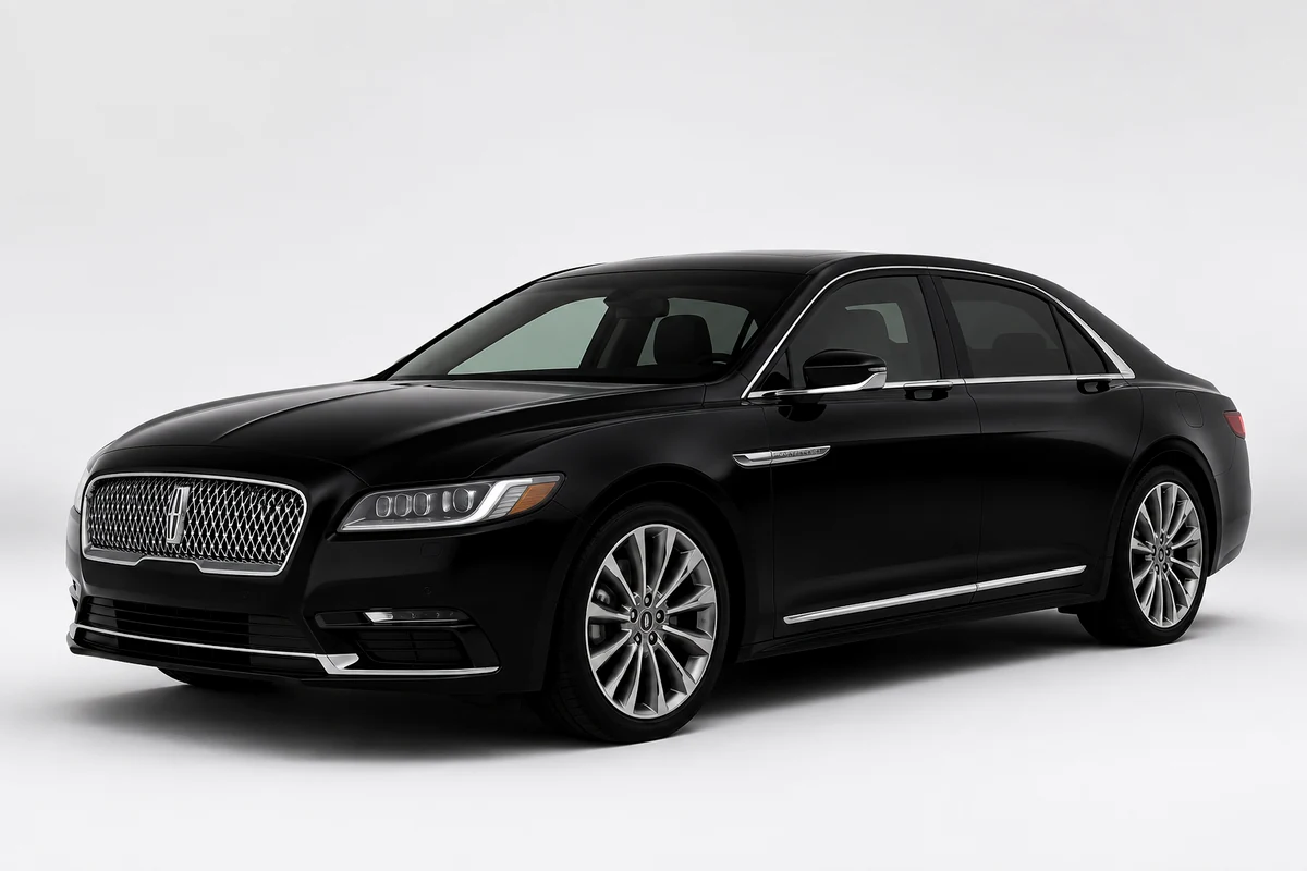 Lincoln Continental executive sedan in the Richmond limo fleet
