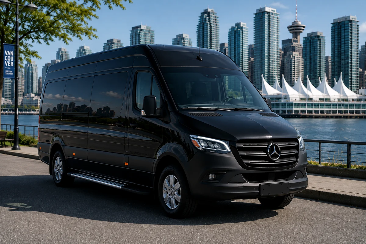 Mercedes-Benz Sprinter van in the Richmond limo fleet