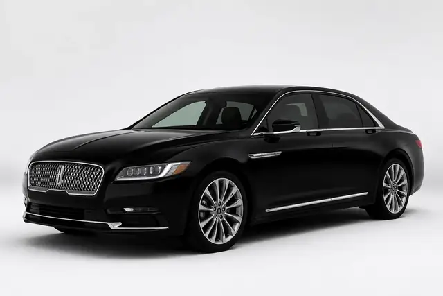 Black Lincoln Continental for Richmond limousine service